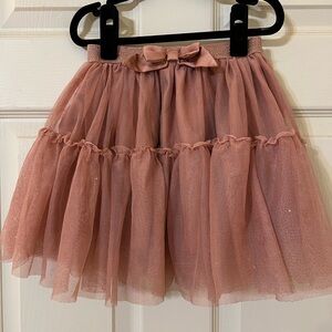 H&M Peach Tulle Skirt with Bow